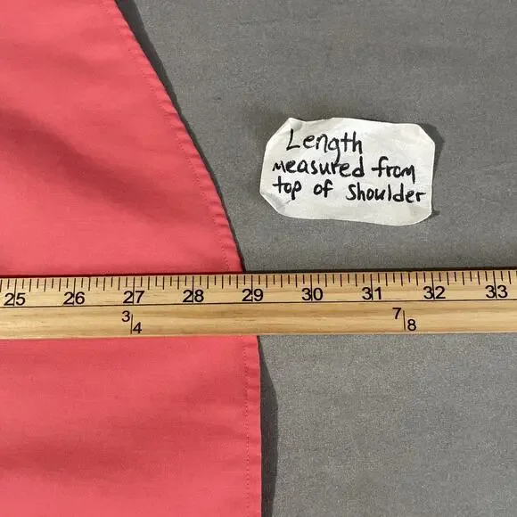 Coldwater Creek Button Up Shirt Plus Size 24W No Iron Coral Preppy Office Career - Picture 9 of 9